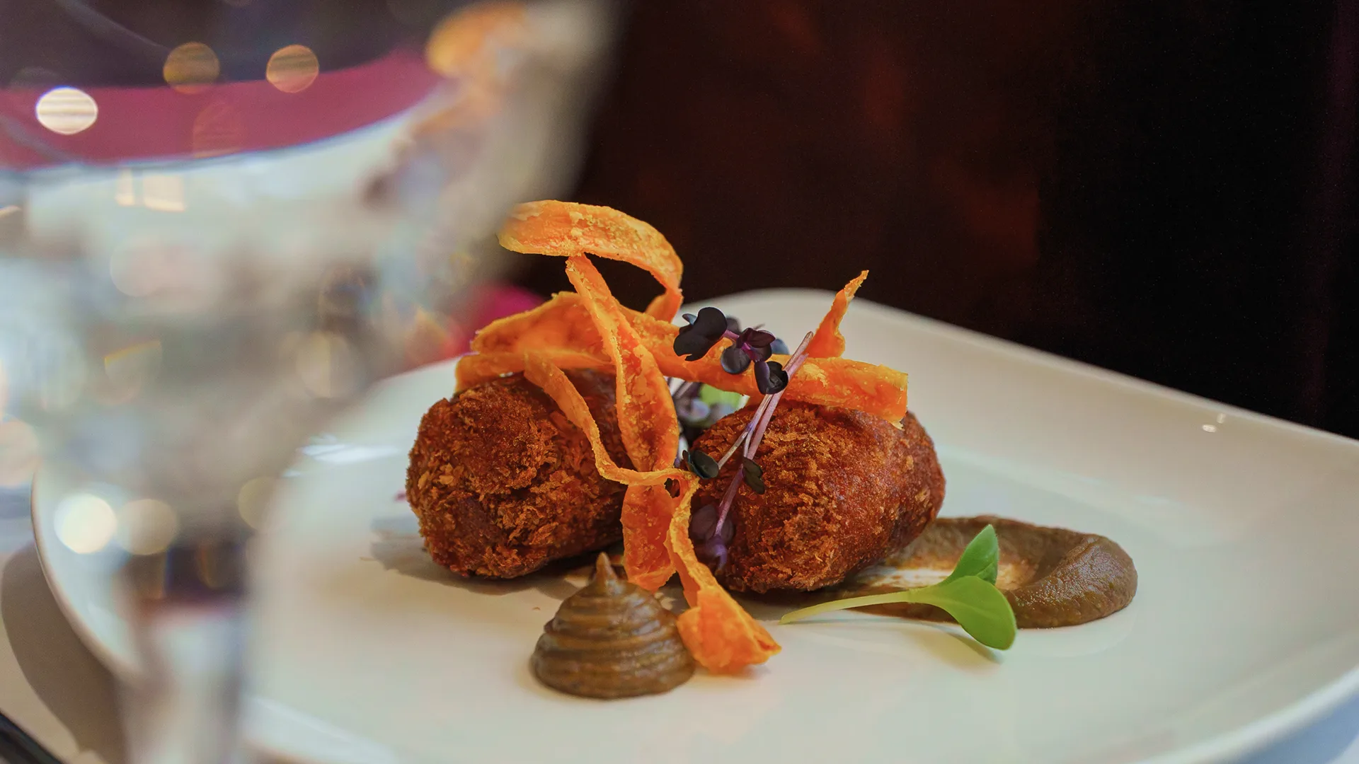 An elegant plating at Arden Hotel Restaurant. 