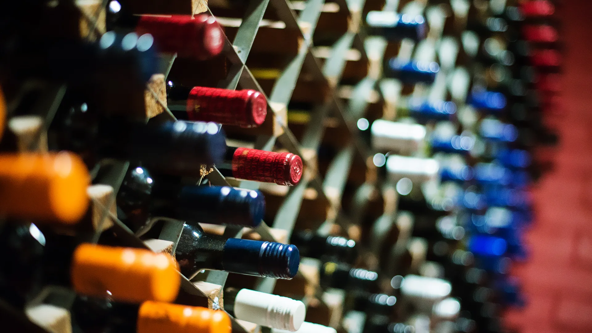 A wide selection of different wines to choose from.