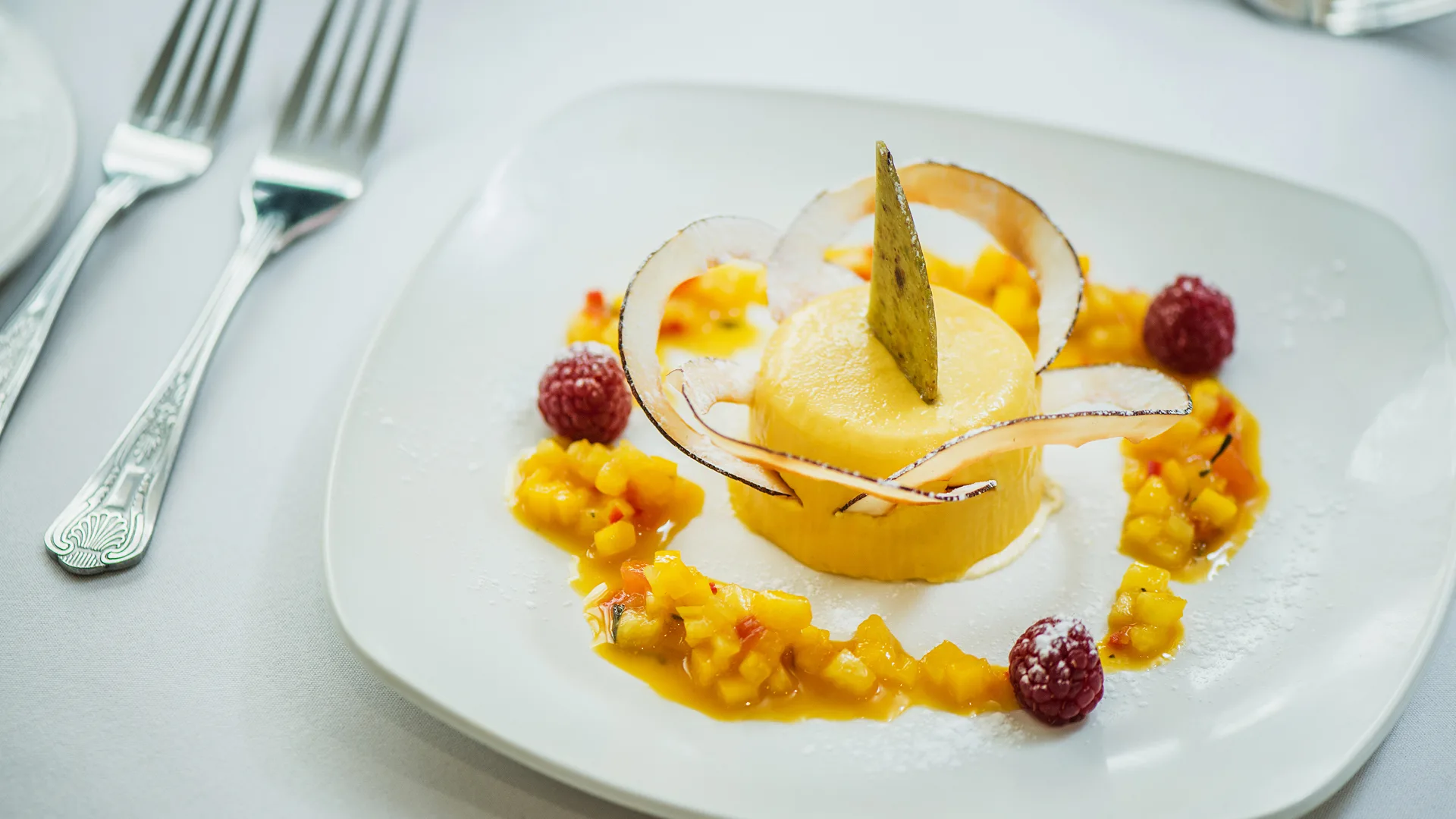 Elegant dishes waiting to be served at your wedding reception.
